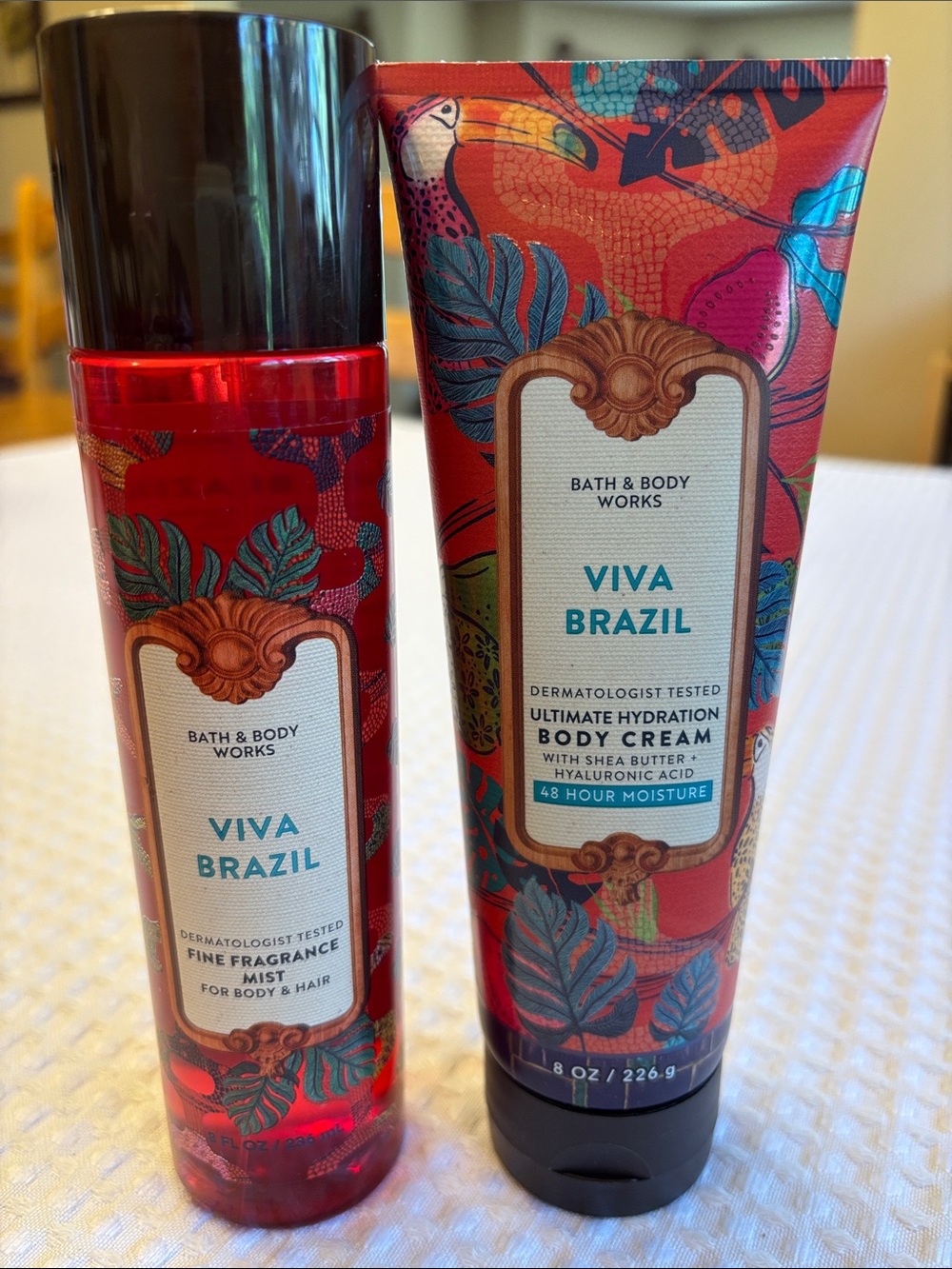 NEW Set! Bath & Body Works Viva Brazil Fine Fragrance Mist + Ultimate Hydration